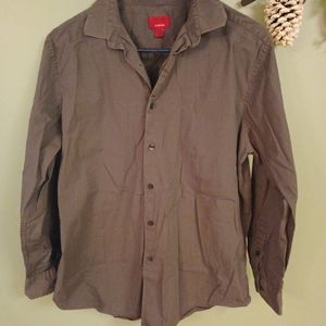 Alfani Mens Gray Shirt